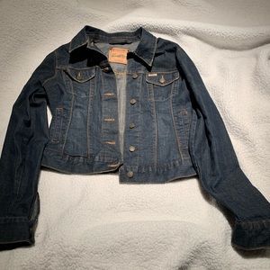 Levis jean jacket dark denim medium/large